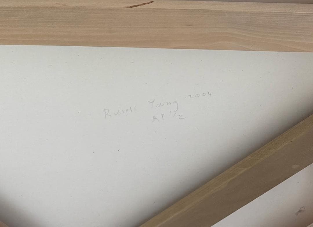 ラッセル ヤング「ジェーン フォンダ」キャンバス絵画（作家直筆サイン入り）