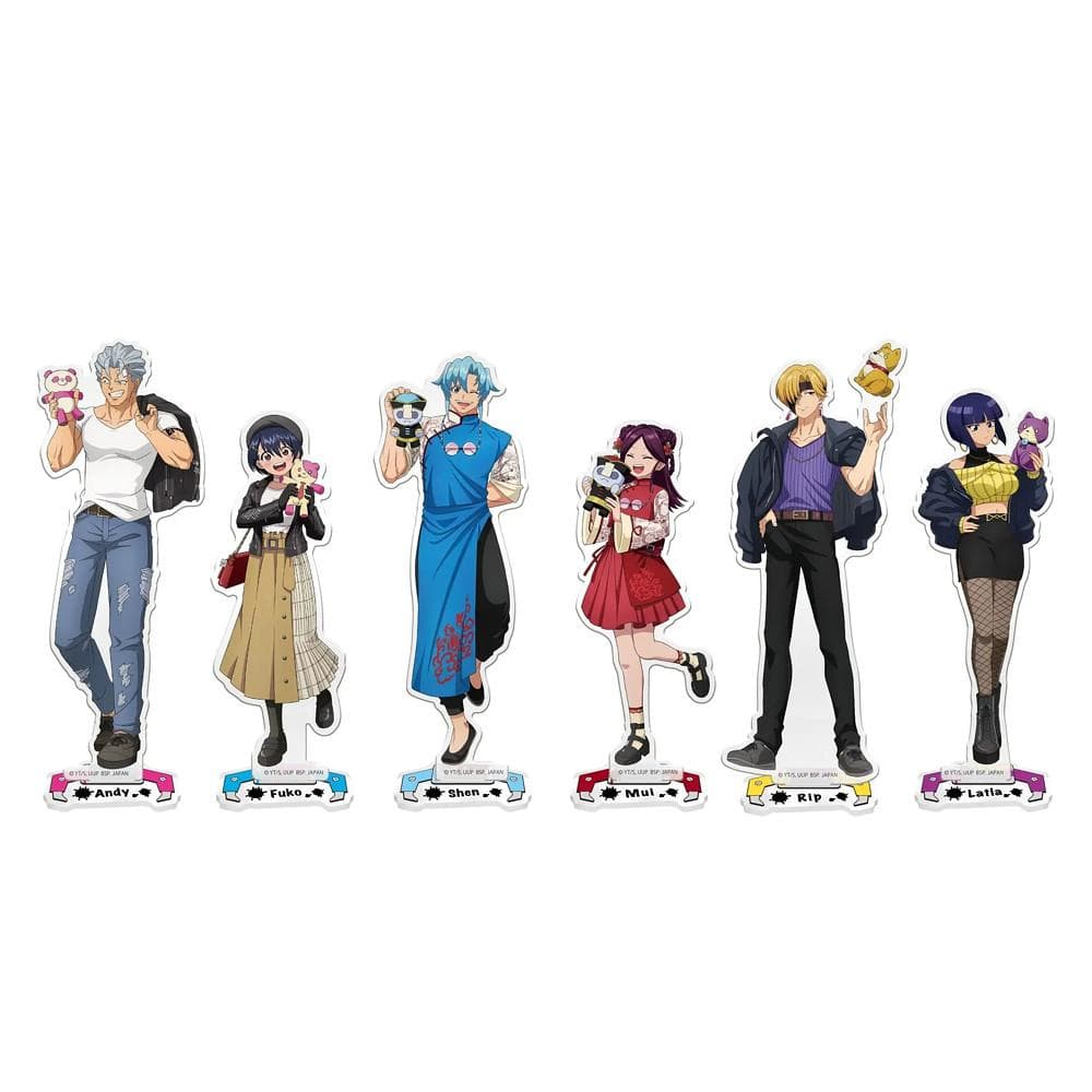 【ナムコ限定】アンデッドアンラック スタンド付きアクリルプレート 全種セット