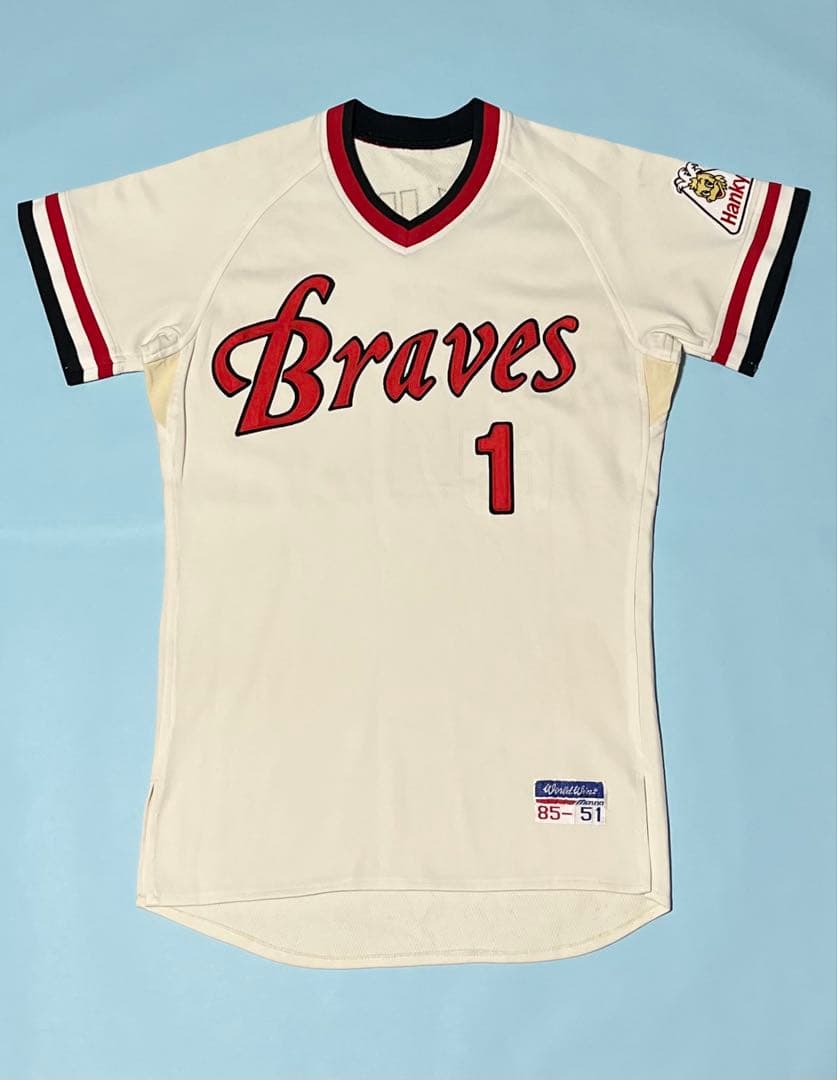 阪急ブレーブス　福良淳一選手ユニフォーム　球団支給品　実使用