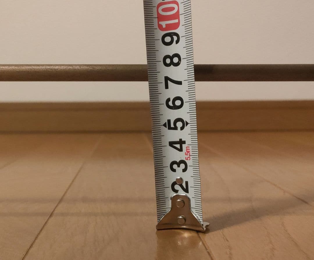 アンティーク 真鍮製 タオルハンガー ロング 幅75×高さ7.7cm レトロ