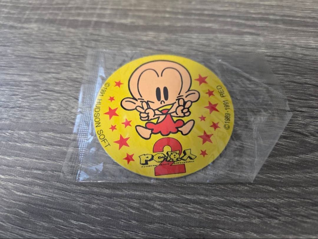 PC原人ピンバッジ　PCエンジン