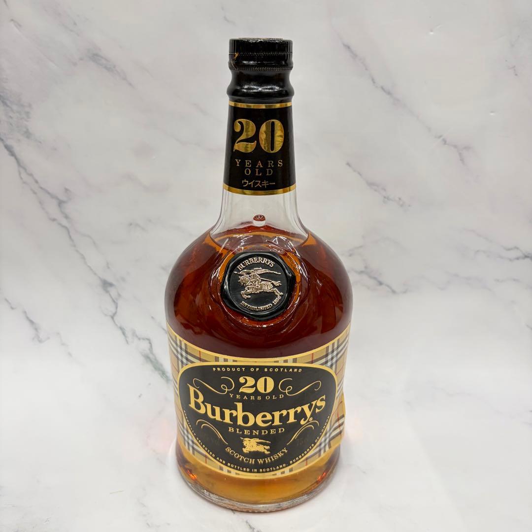 希少　レア古酒　Burberrys バーバリースコッチウイスキー20年700ml