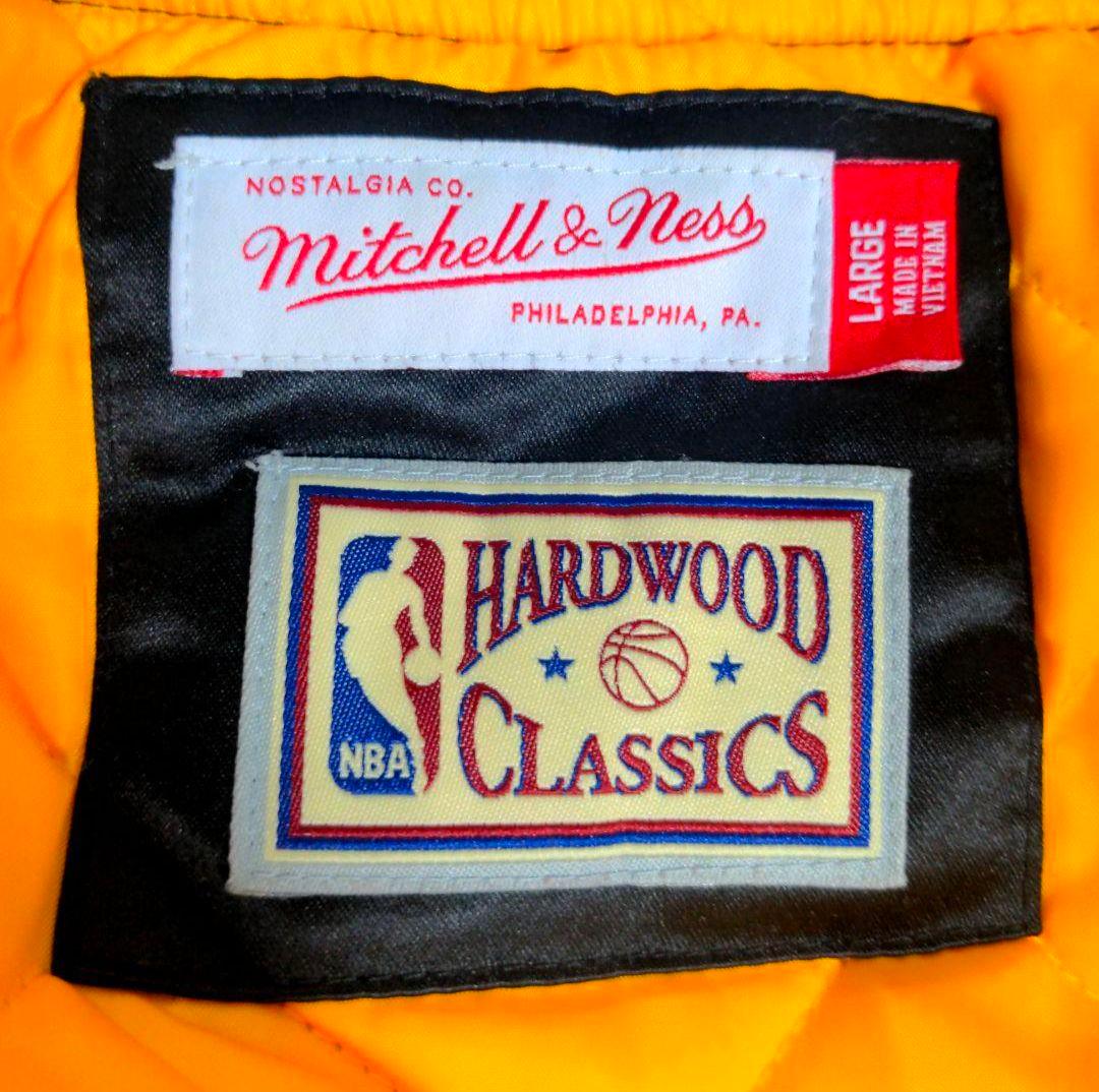 cq37 美品 NBA LAKERS スタジャン 黒 メンズ3Lサイズ相当