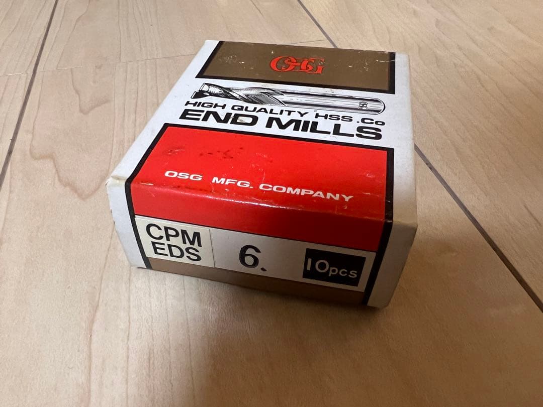 (新品)OSG CPM エンドミル ショート 刃径6mm 2枚刃  10本