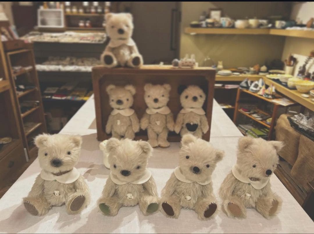 藤森ちかこ　作家　ぬいぐるみ　クマ　美品