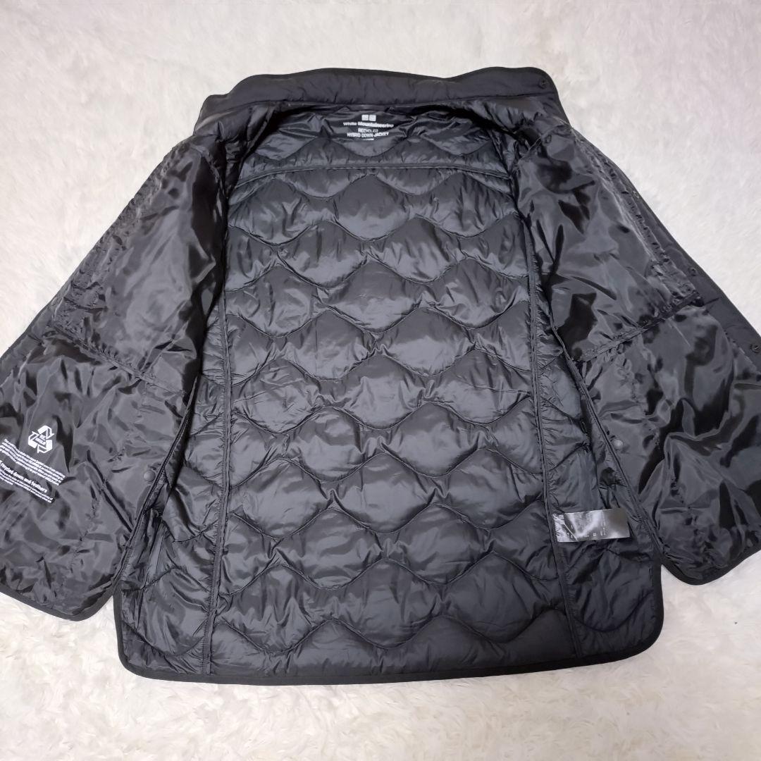 s*i様 UNIQLO リサイクルハイブリッドダウンジャケット XL ブラック