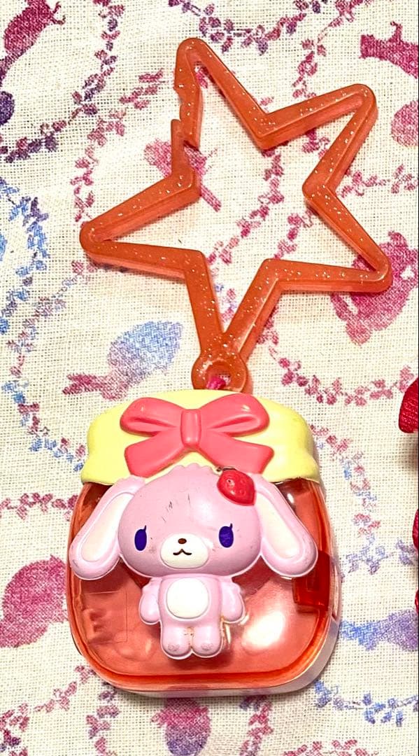 サンリオ シュガーバニーズ ミラー レトロ レア マクドナルド ストロベリーうさ