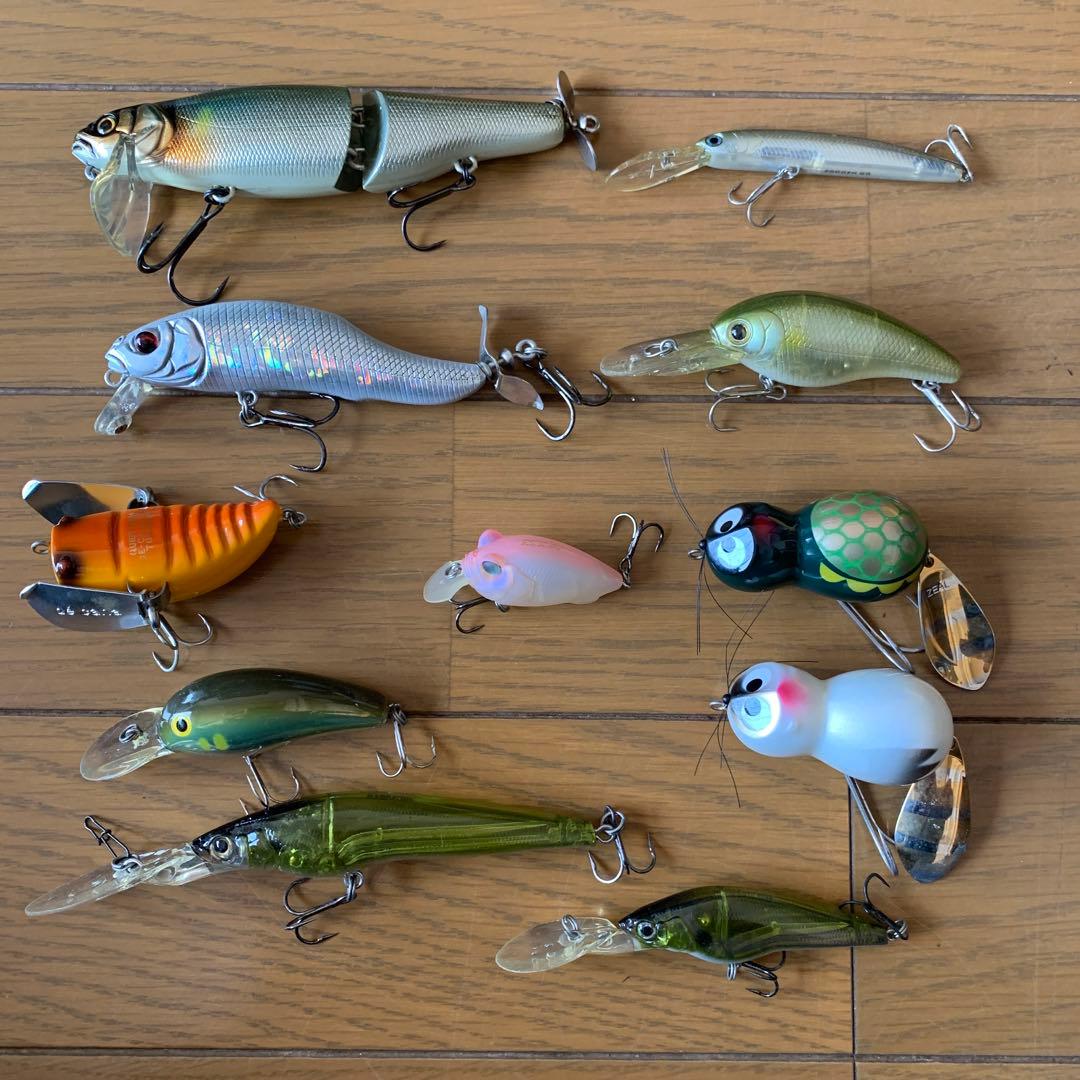 バス釣り引退BOXセット　おまけ新品未使用スピナーベイト 5枚付き