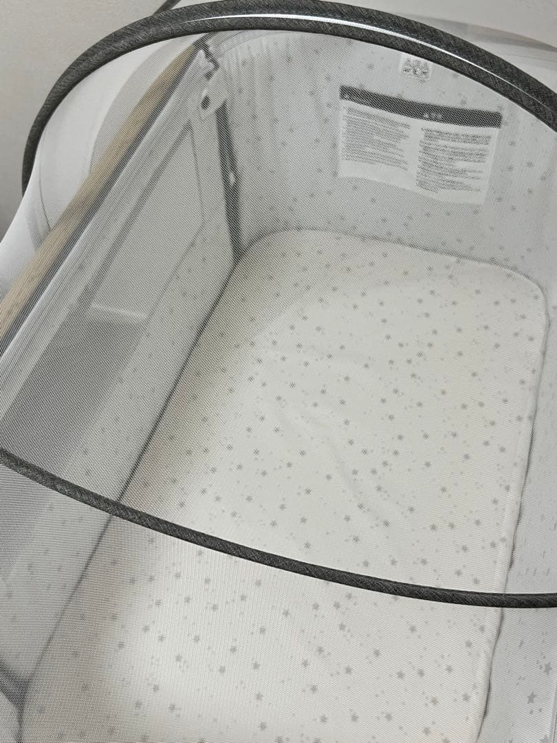 HZDMJ ベビーベッド ライトグレー