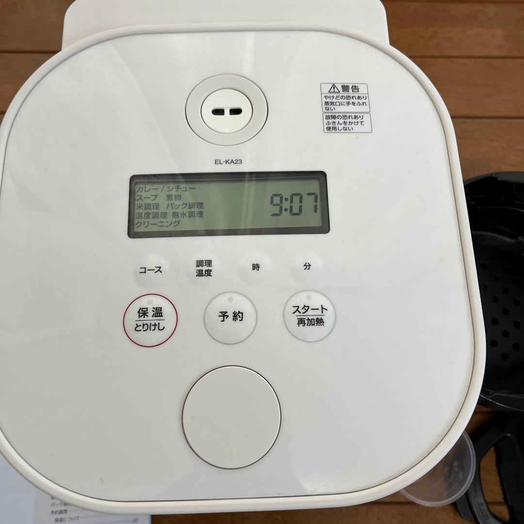 一度使用 象印 スタン 自動調理鍋 ＥＬーＫＡ２３