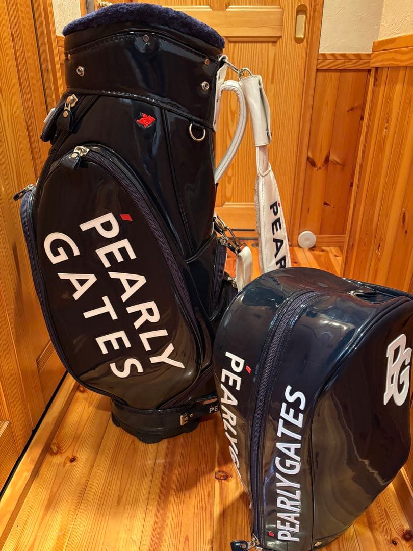 正真正銘　正規品　PEARLY GATES キャディバッグ・ヘッドカバーセット