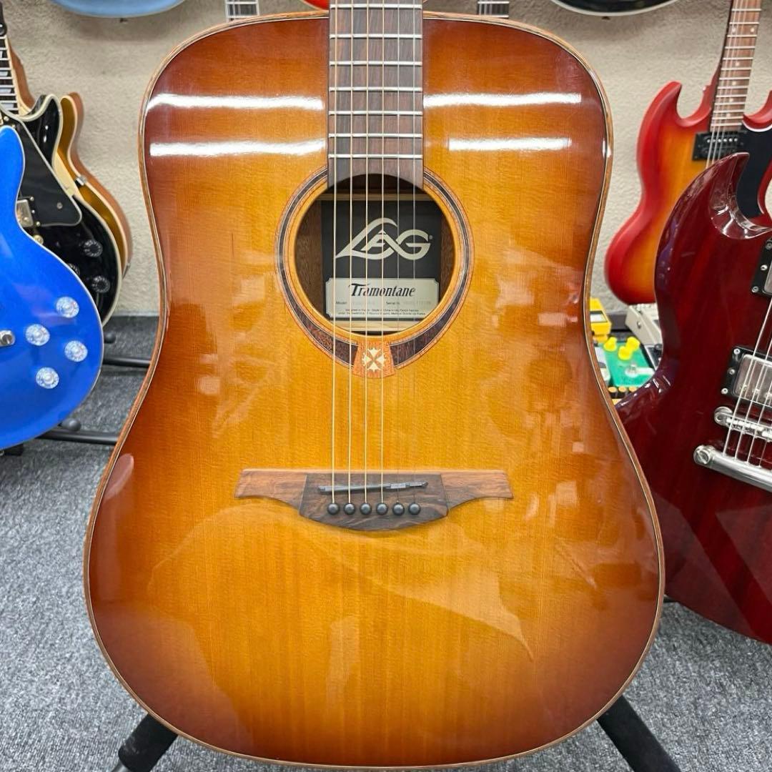 【11182】Lag Guitars T118D-BRS アコースティックギター