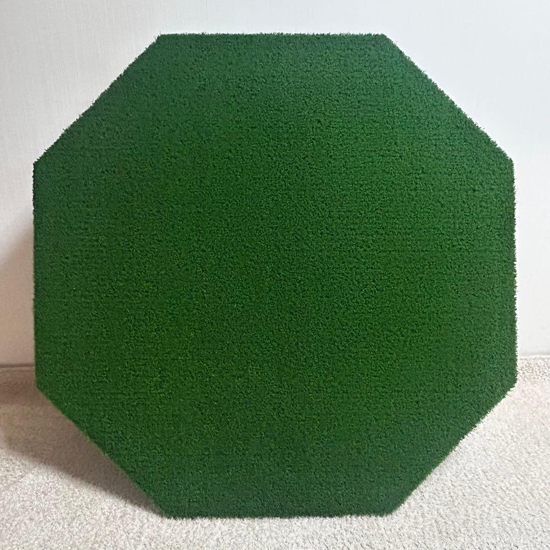 ゴルフ　練習用　傾斜ショットマット　傾斜マット　8角形　100cm×100cm