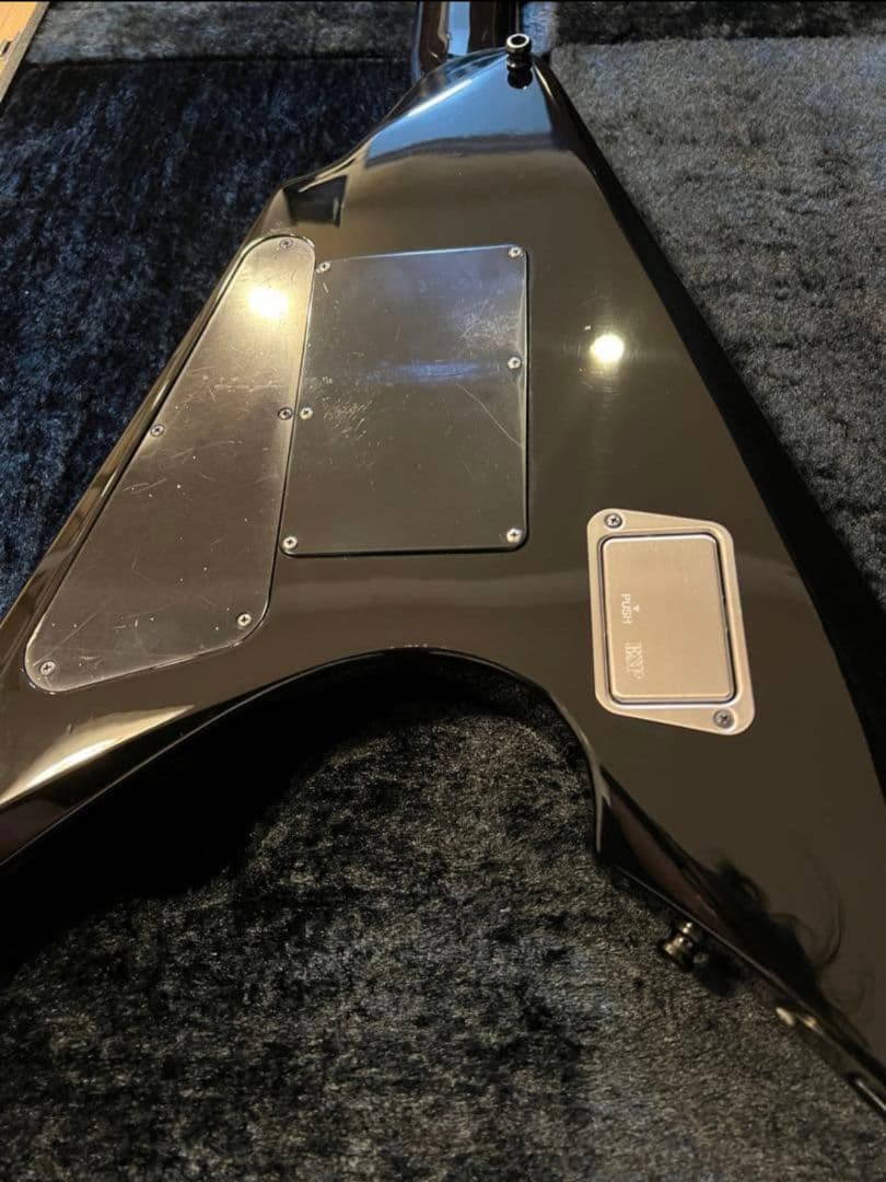 ESP EⅡ E-II ARROW 7 FLOYD ROSE ブラックJAPAN