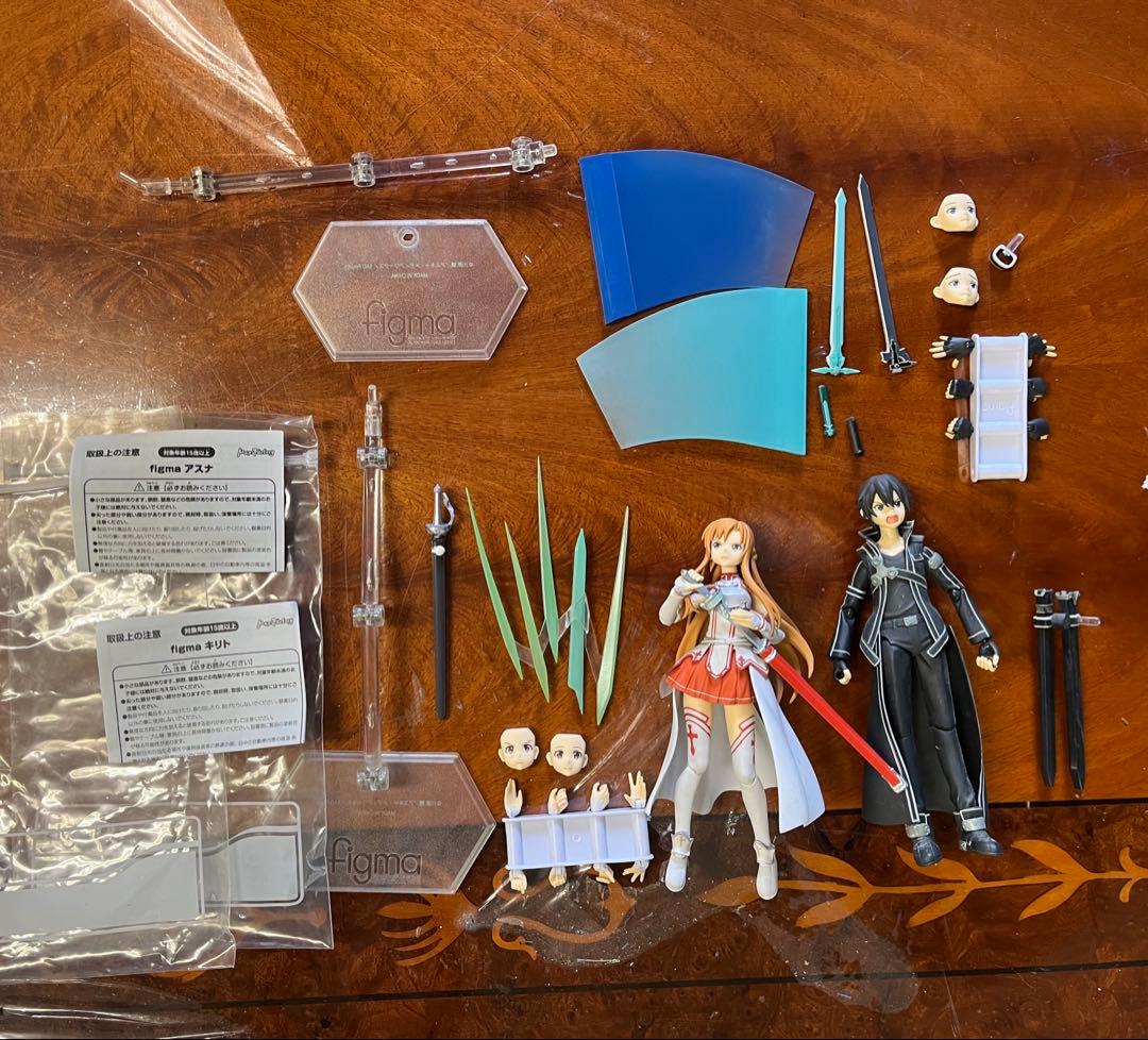 ソードアート・オンライン SAO figma キリト アスナ　フィギュア