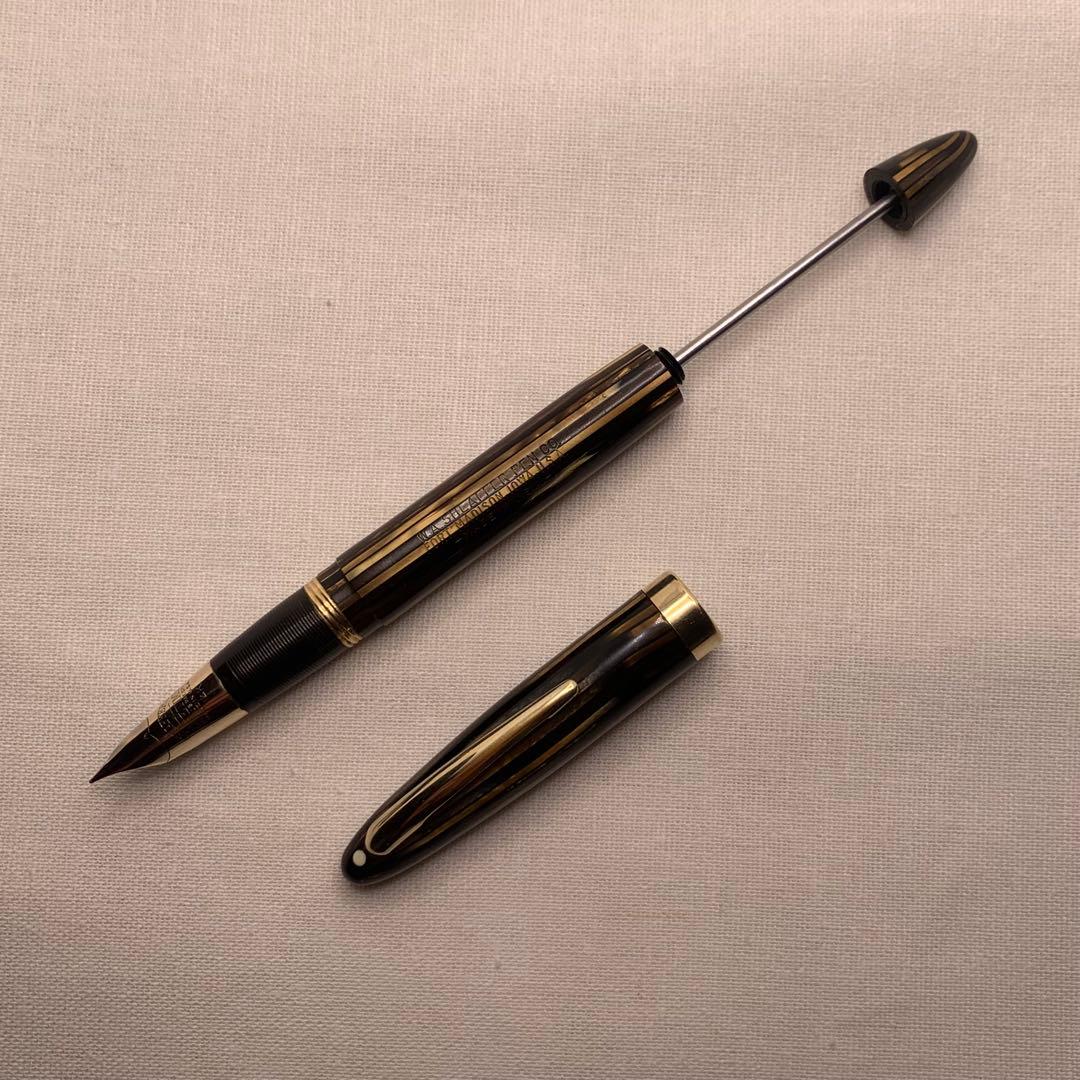 【吸引筆記可能】シェーファー　トライアンフ　ライフタイム　万年筆　14K F