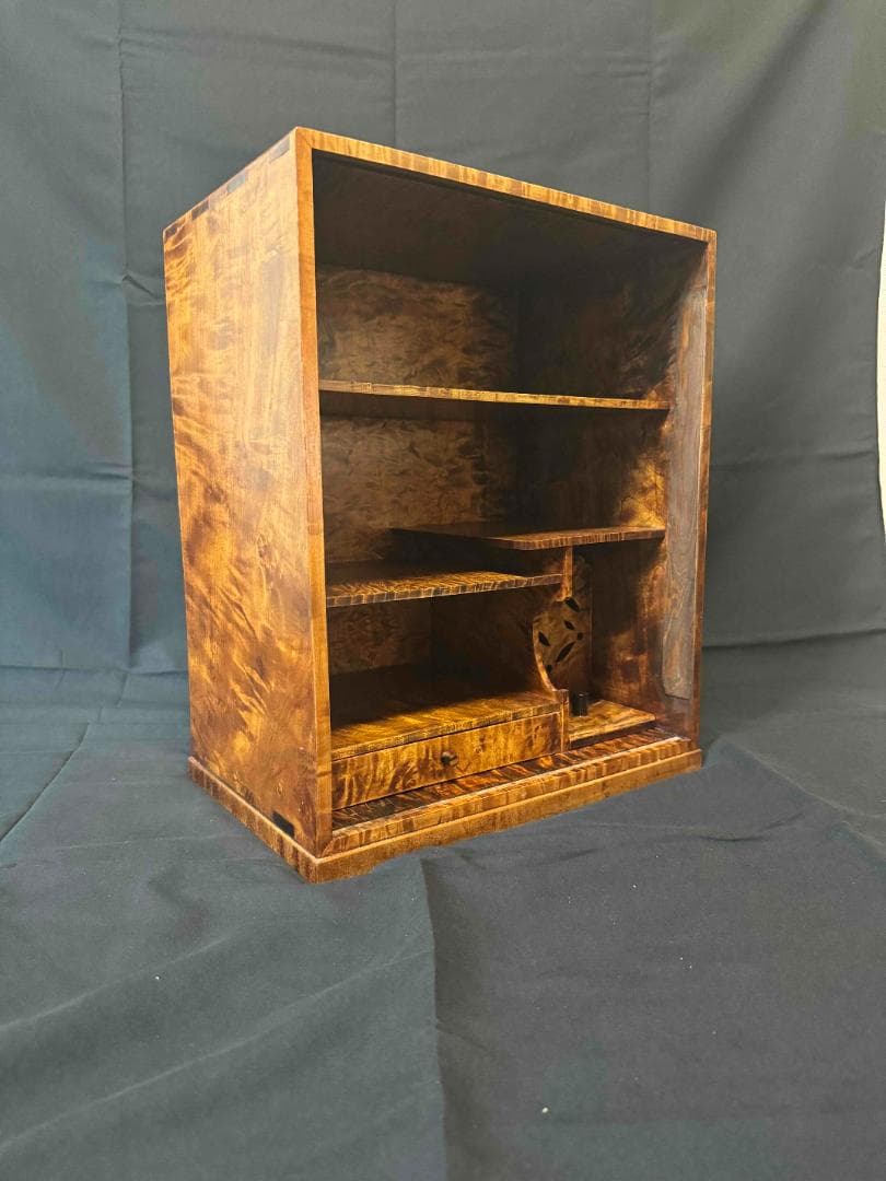 ★★玉杢 無垢 中国 器局 唐木 黒檀 瓢箪摘 煎茶道★★