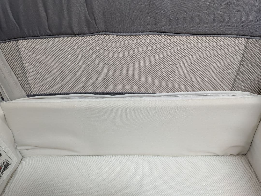 アップリカ　Aprica　ココネルエアーAB　グレーベアー　ベビーベッド