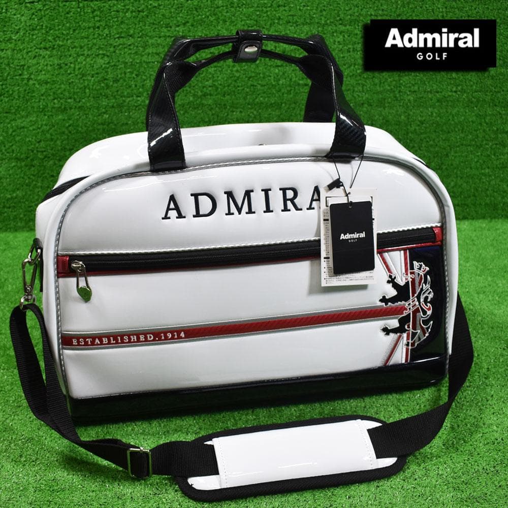 ADMIRAL GOLF アドミラル ゴルフ ボストンバッグ【ホワイト】新品！