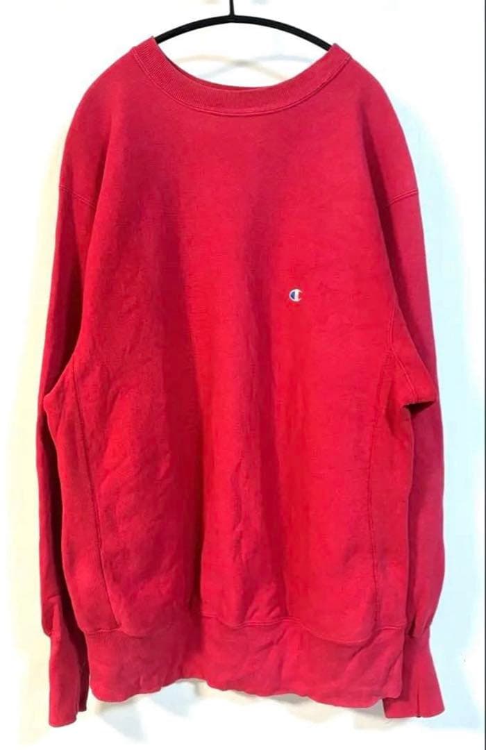 ホ*オ様 90s Champion チャンピオン リバースウィーブ 赤 フェード