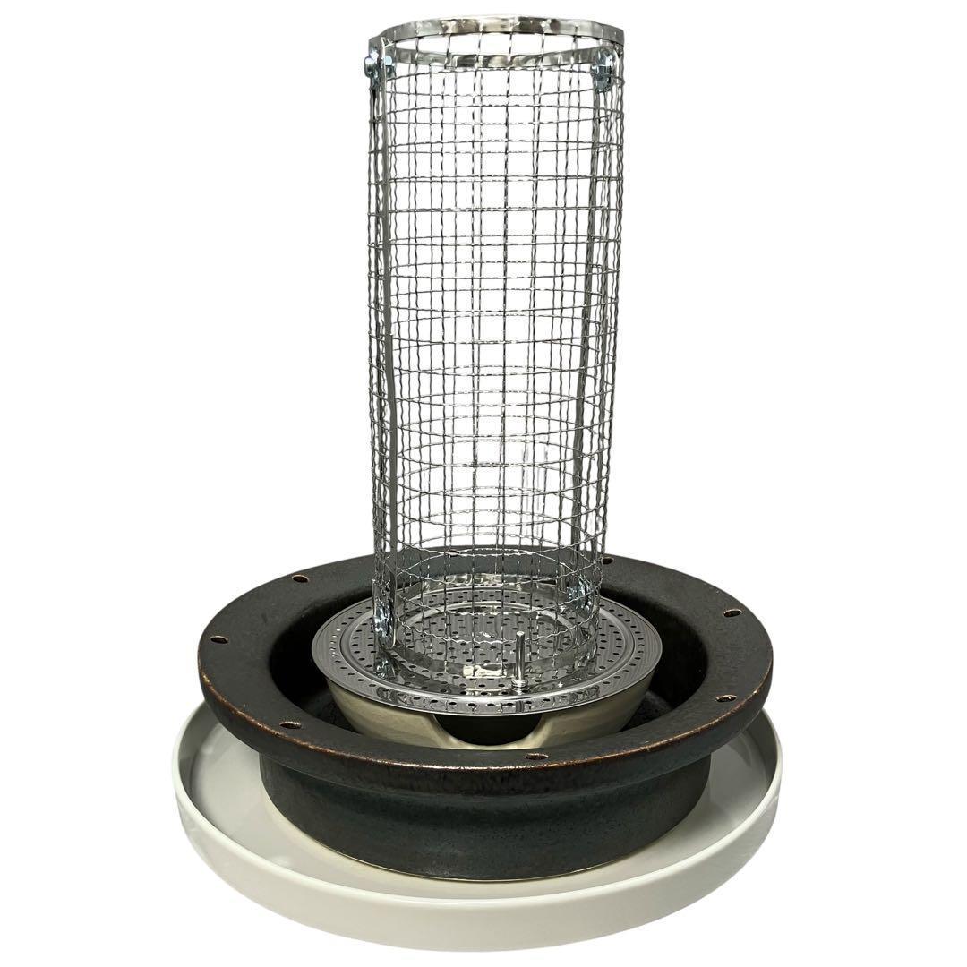 【美濃焼】串匠~金結昌(くじゃく)~　串物を炭焼き　七輪/魚/肉/バーベキュー