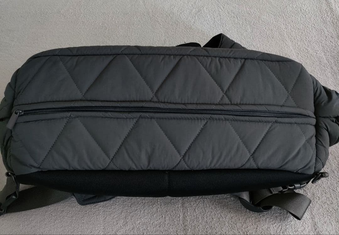 moncheri モンシェリ キルティング リュック キャリー グレー