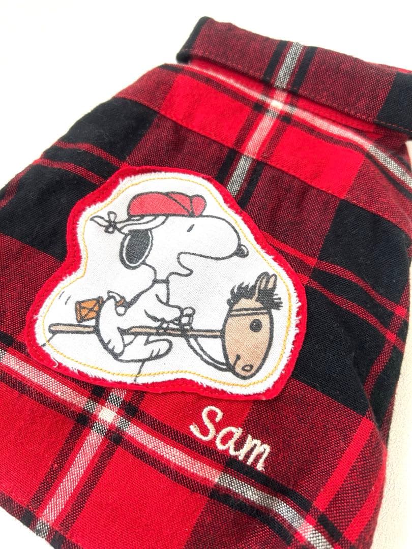 AtelierGG☆新品未使用ヴィンテージ スヌーピー　タータンチェック　ＸＳ