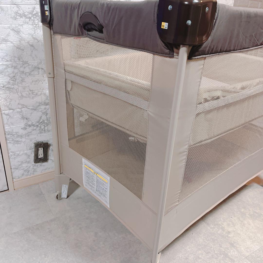 Aprica ココネルエアー ポータブル　ベビーベッド（良品）66047