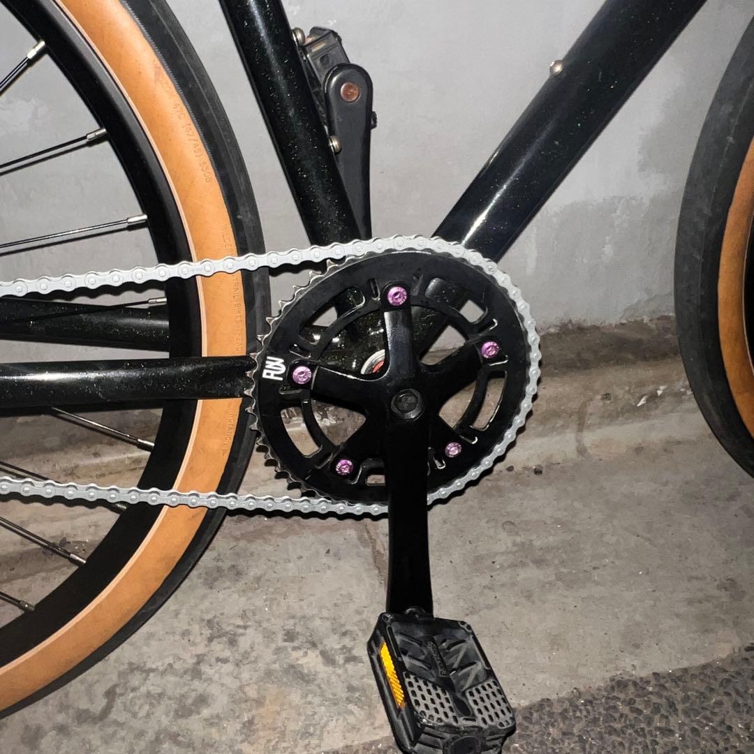 シクロクロスバイク アルミフレーム 黒