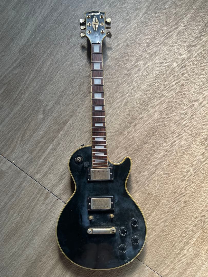 Legend ブラック エレキギター レスポールスタイル