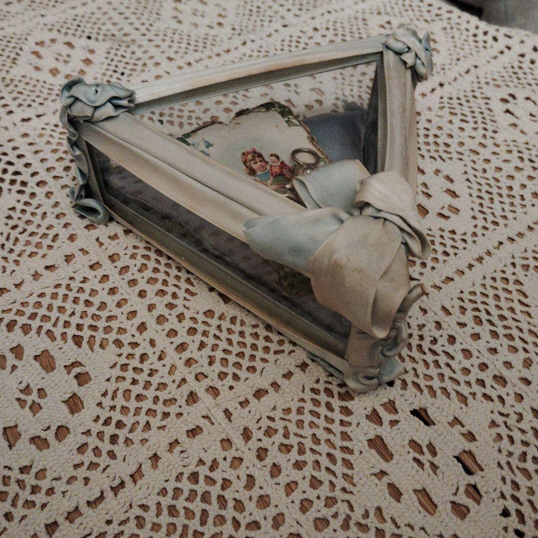 フランスアンティーク♡りぼんガラスケースおまけ付き