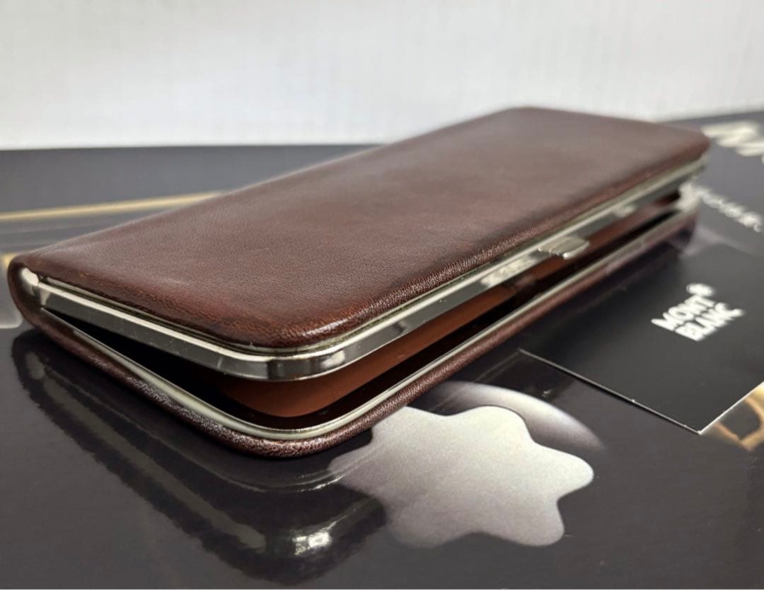 ⭐️レアで貴重❗️かなり稀少なヴィンテージCLASSICペンポーチ3本差⭐️モンブラン