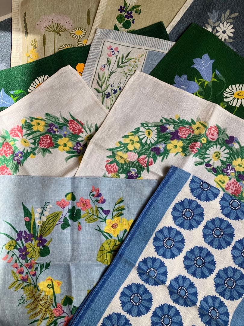 北欧ヴィンテージ　クロス12枚セット ランチョンマット　ヨブス　Jobs