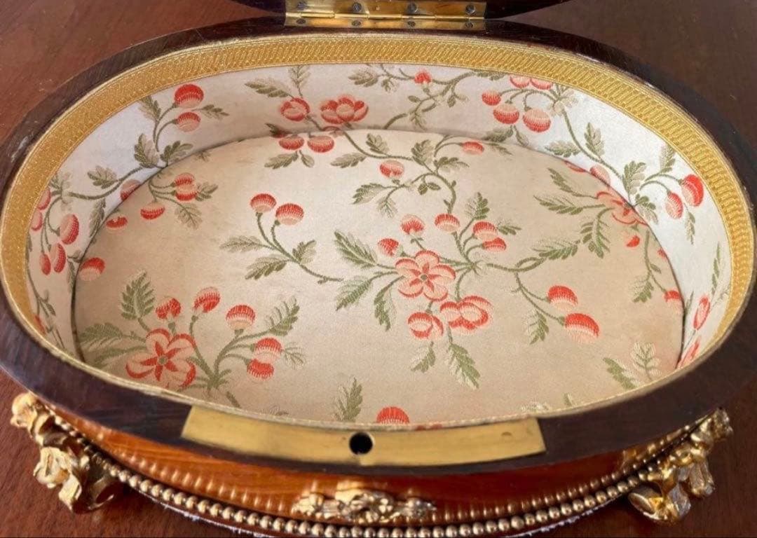 豪華　19世紀 アンティーク ジュエリーボックス　フランス　木箱　木製　宝石箱