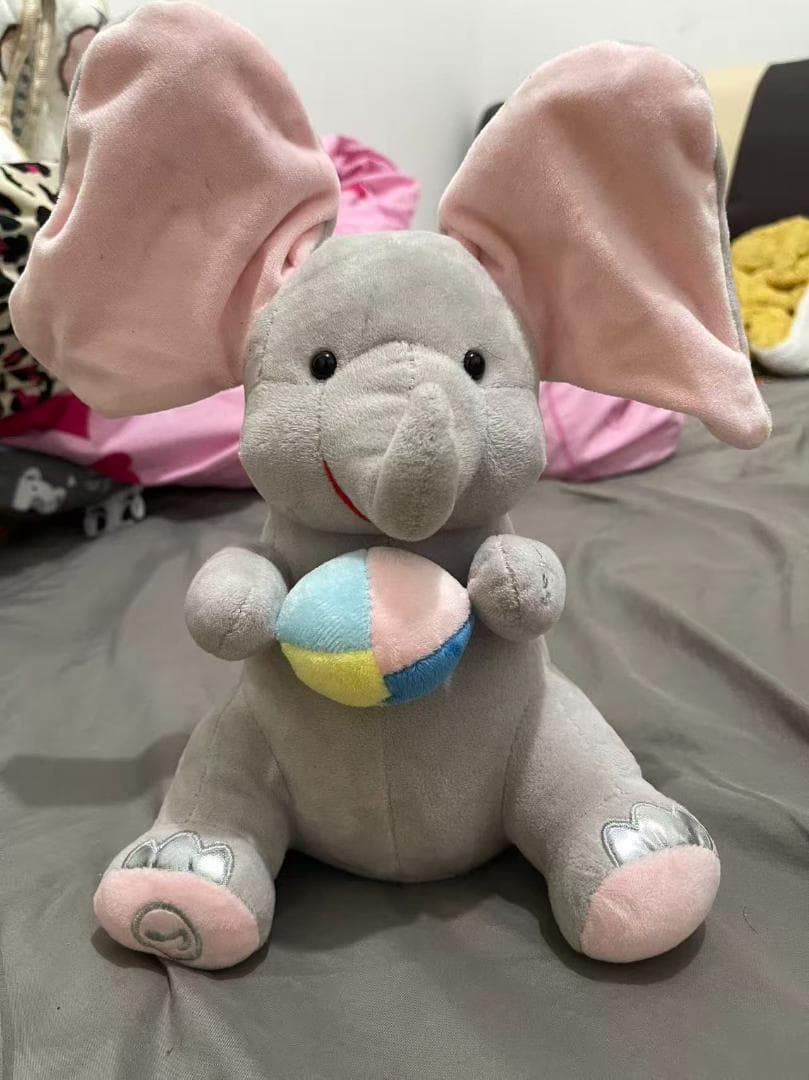 象のぬいぐるみ ビーチボール付き