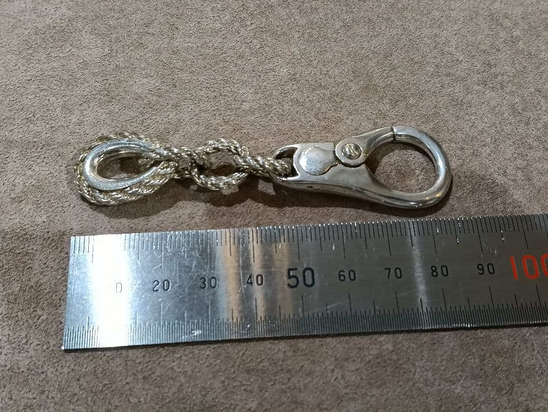 L*A様 エルメス　キーホルダー　キーリング　カドリーユ　シルバー　ビンテージ