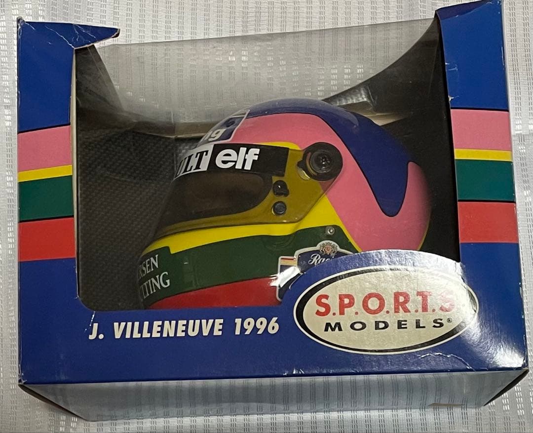 1/2ヘルメット F1 ウィリアムズ ルノー J.ビルヌーブ