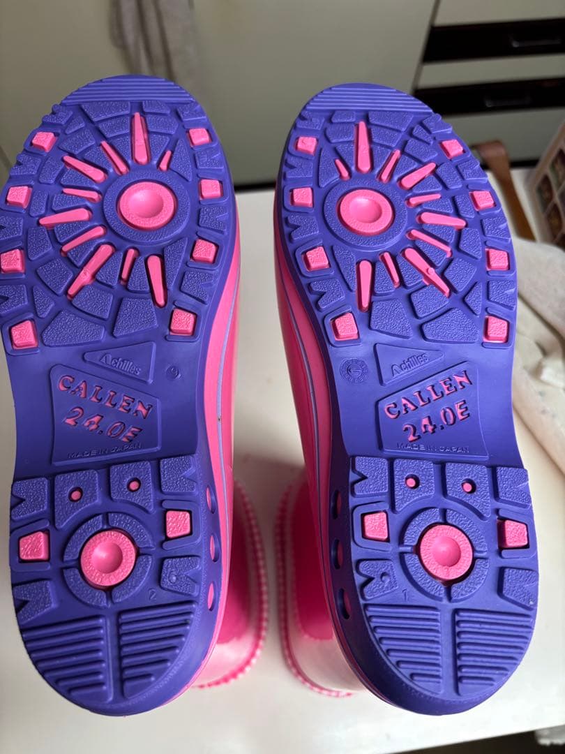 CALLEN ピンク 長靴 24.0E