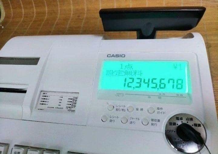 カシオレジスター　TK-6500　設定無料　72タッチ3面高性能　0150000