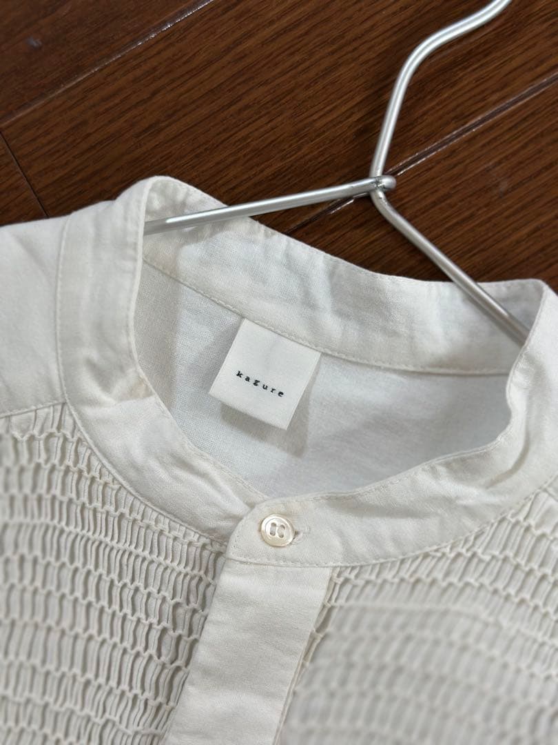 かぐれ コットンスモッキングブラウス