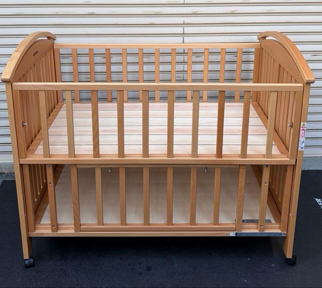 ミキハウス　ベビーベッド　大阪近郊無料配達