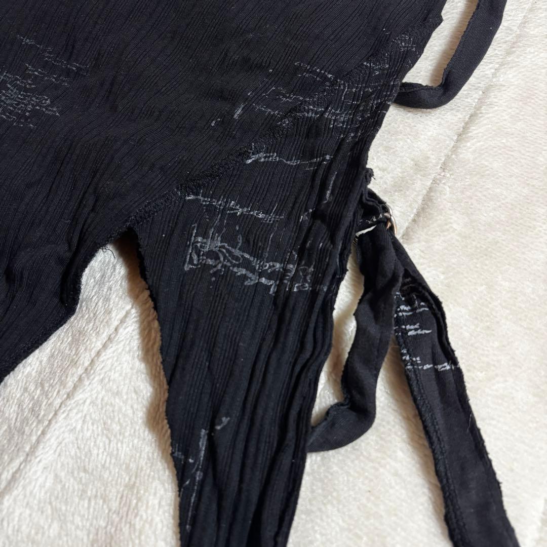 は*ん様 【Y2K】h.naoto アシンメトリックブラックキャミソール