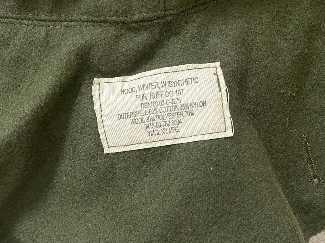 ymclky M65 モッズコート　ライナー　フード付属