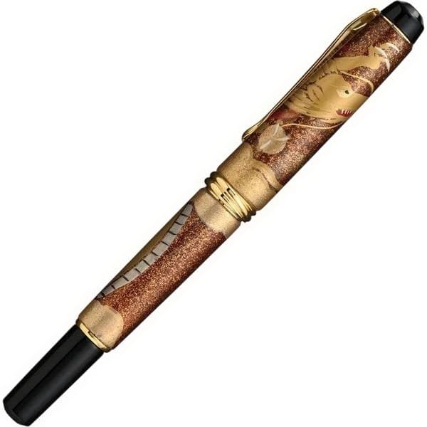【限定品】呉竹(くれ竹)万年毛筆 夢銀河 輪島塗 昇龍 本漆 蒔絵 日本製