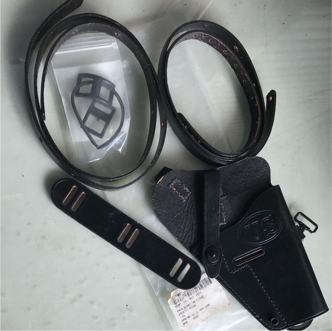 米軍 M7,M9拳銃用 レザーホルスター未使用