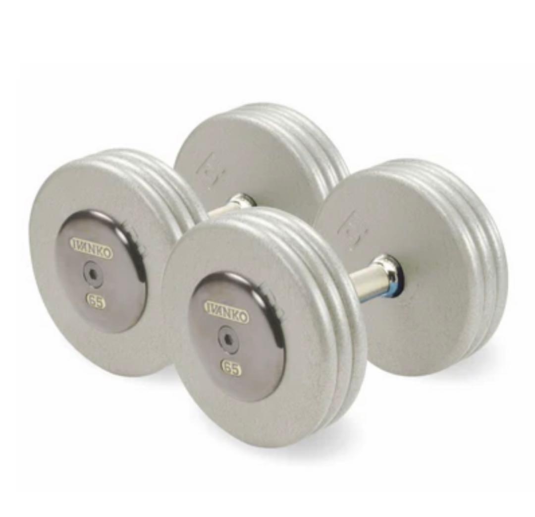 IVANKO SDPダンベル・ラックセット(25〜70ポンド・2個セット)