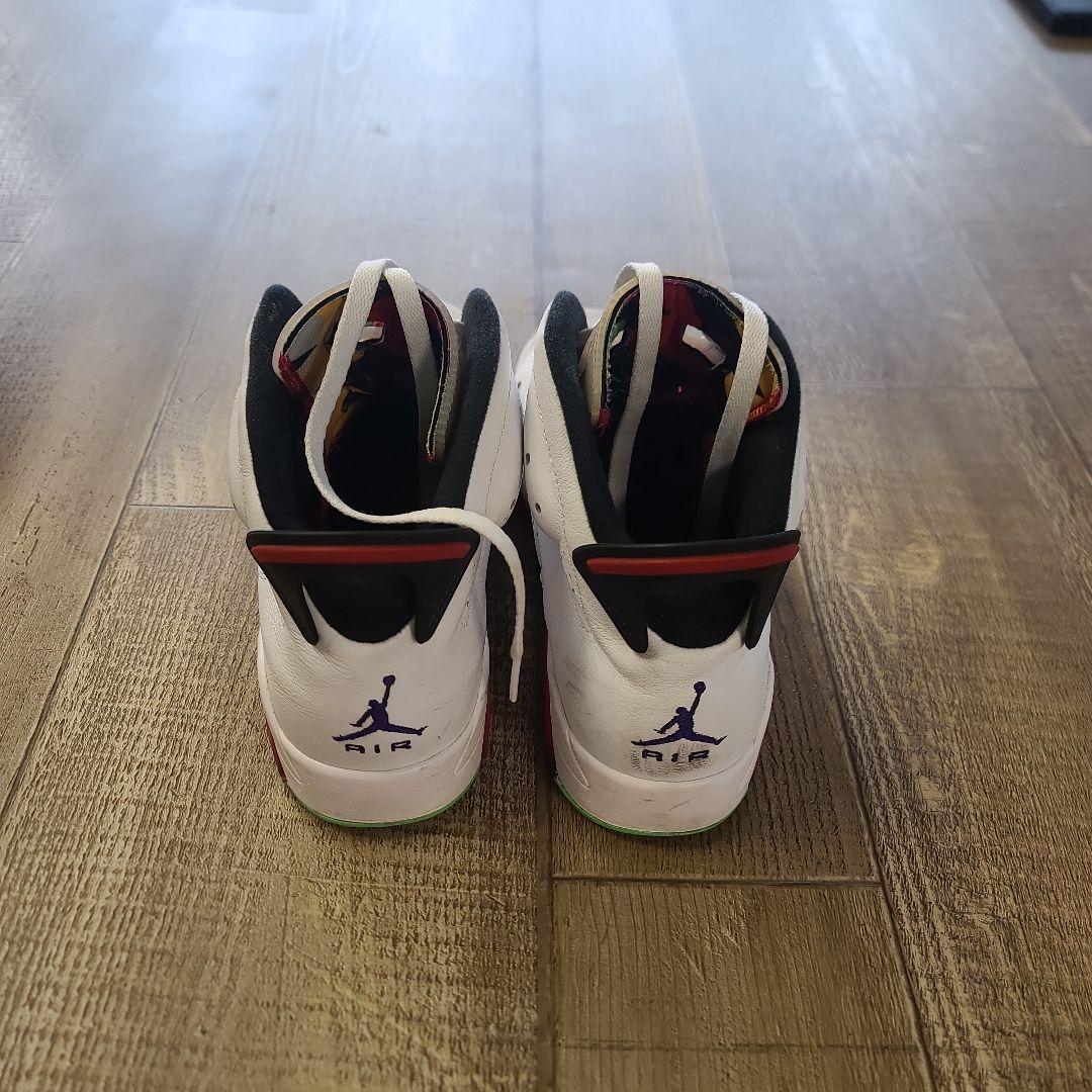 Air Jordan 6 RETRO バックスバニー ホワイト/レッド