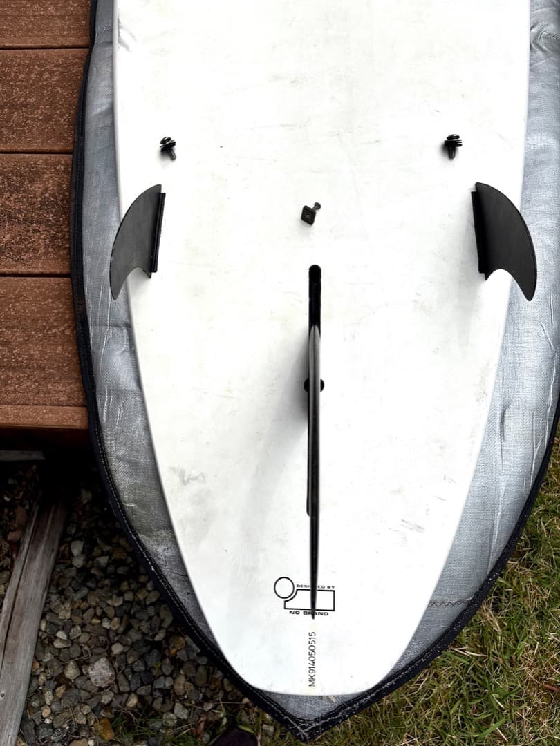 ノーブランド社製　ZACK & KITTY ロングボード ホワイト/オレンジ