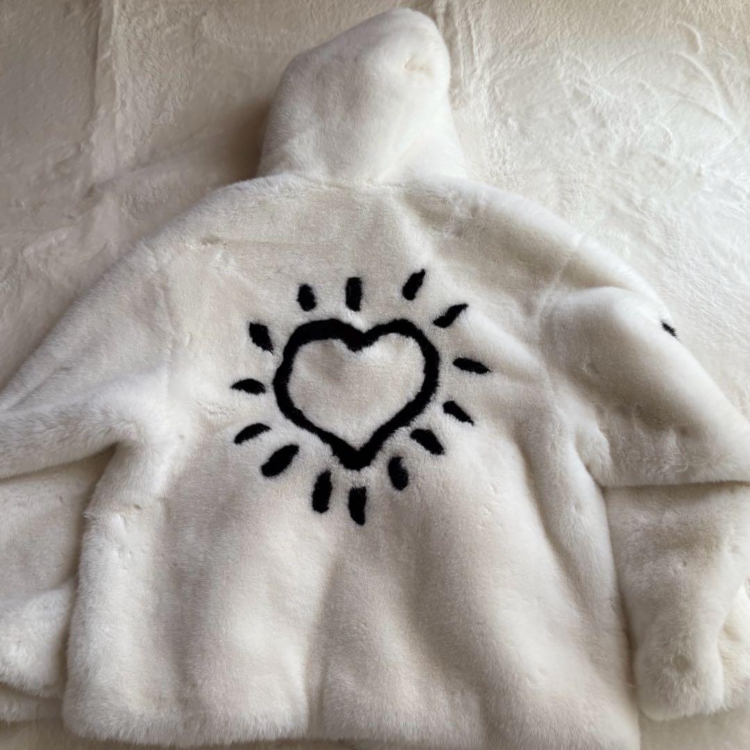 J.S.B. LOVE フェイクファーパーカー Sサイズ