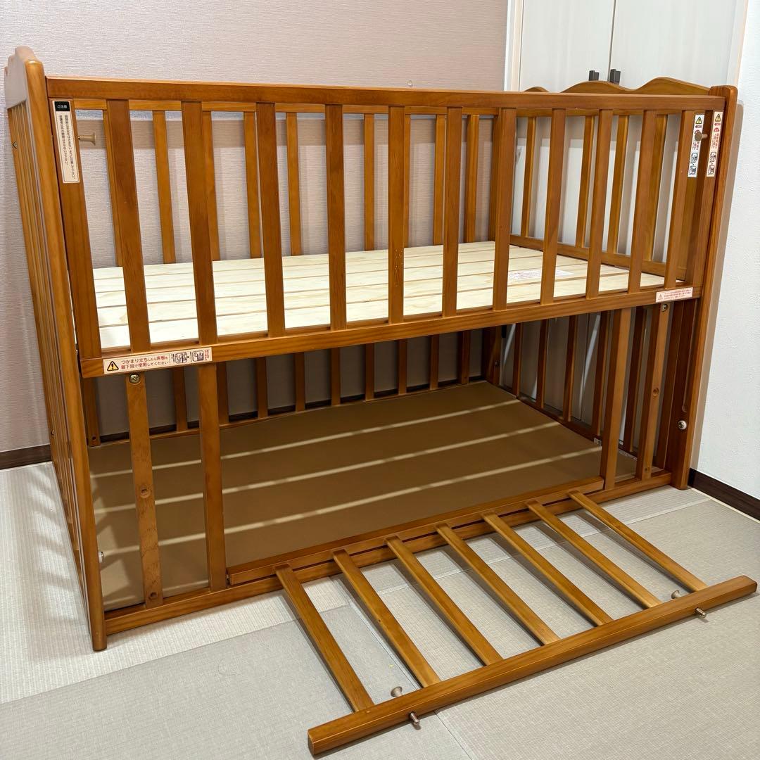 【美品】ベビーベッド 大和屋 レギュラーサイズ
